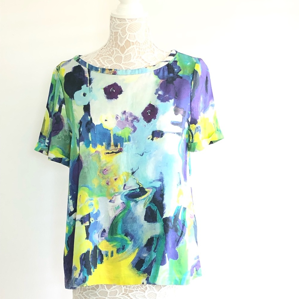 kate spade Multicolor Abstract Blouse
